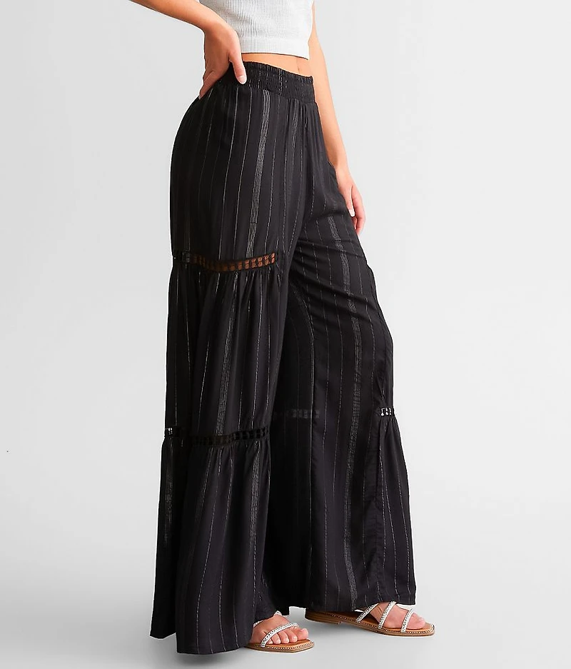 Metallic Striped Beach Pant