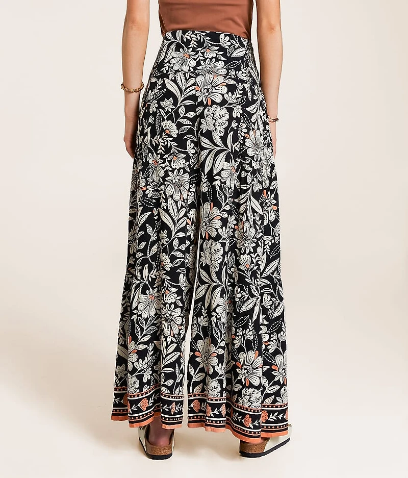 Floral Wide Leg Beach Pant