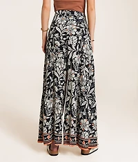 Floral Wide Leg Beach Pant