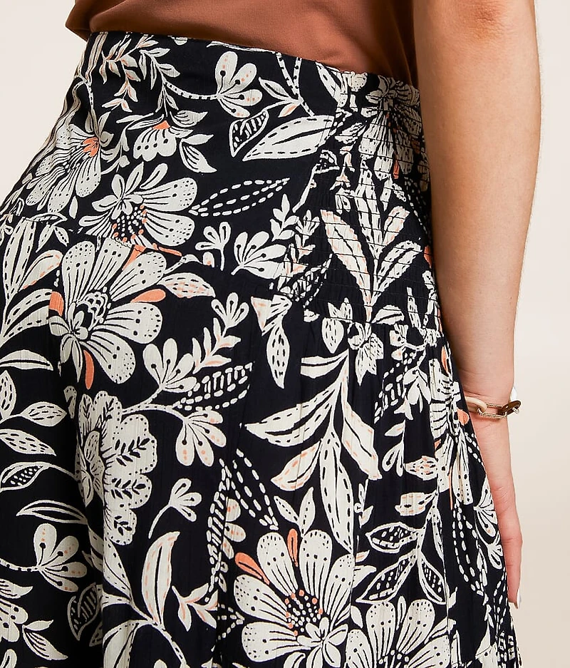 Floral Wide Leg Beach Pant