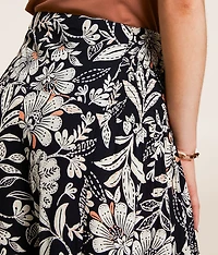 Floral Wide Leg Beach Pant