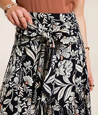 Floral Wide Leg Beach Pant