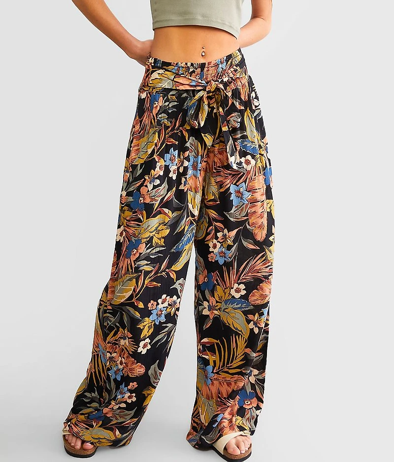 Floral Print Beach Pant