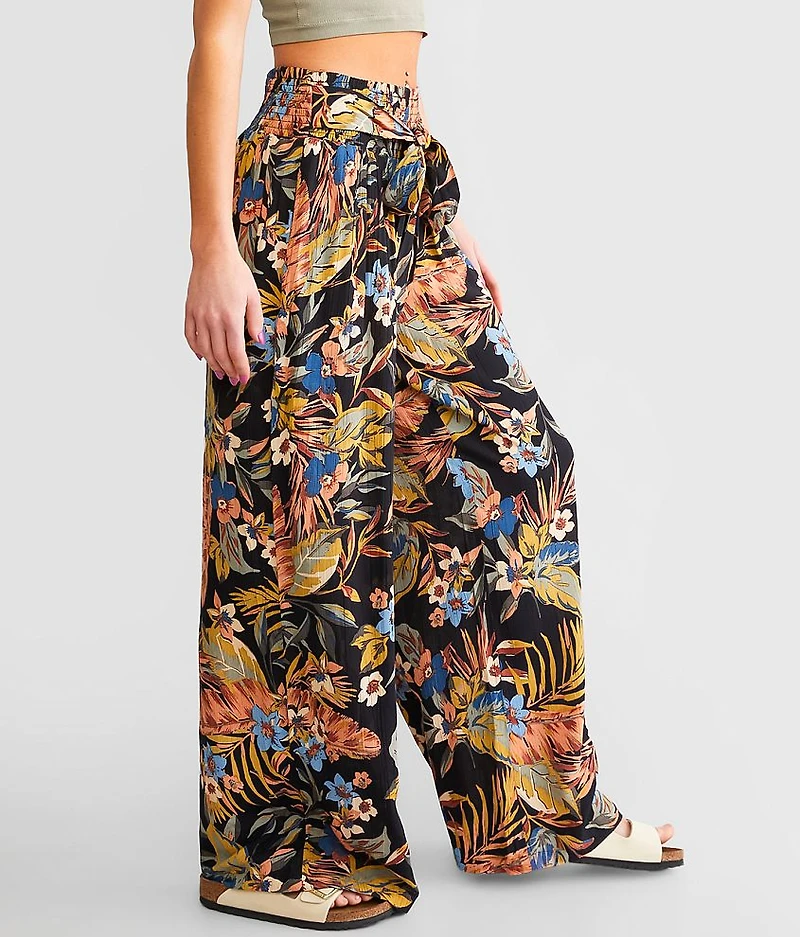 Floral Print Beach Pant