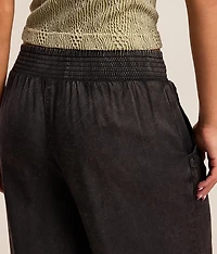 Washed Wide Leg Pant