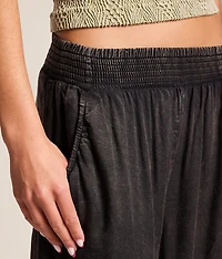 Washed Wide Leg Pant
