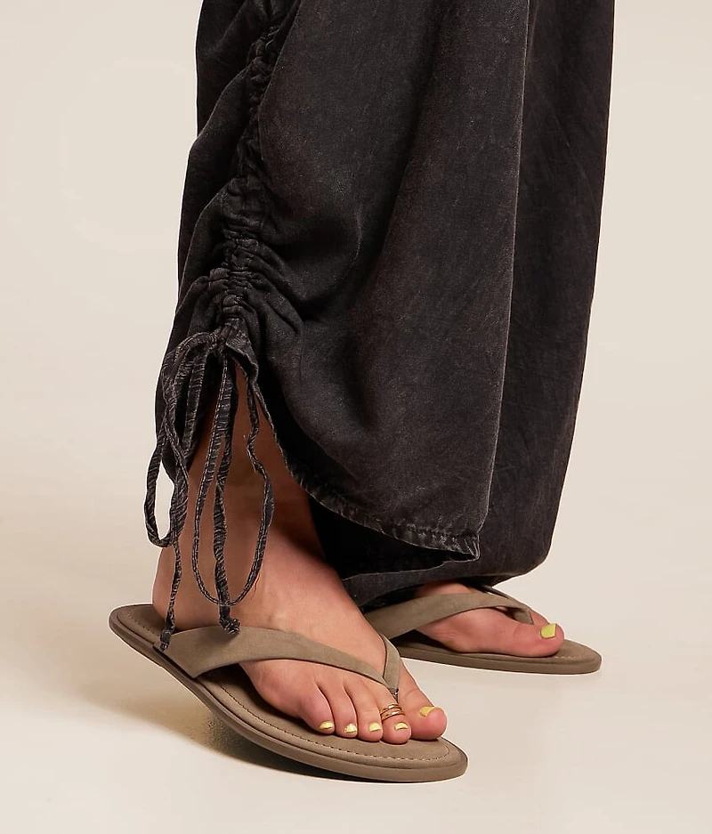 Washed Wide Leg Pant