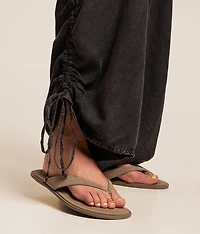 Washed Wide Leg Pant