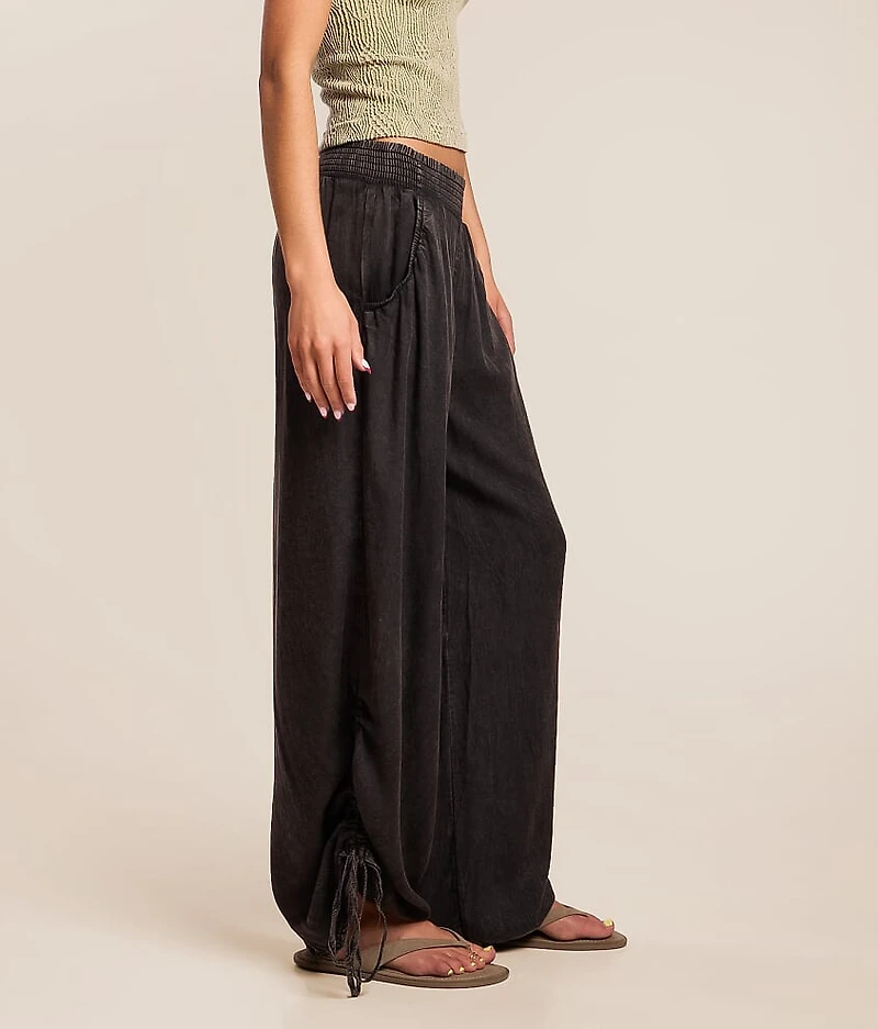 Washed Wide Leg Pant