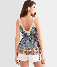 Crochet Trim Tank Top