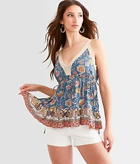 Crochet Trim Tank Top