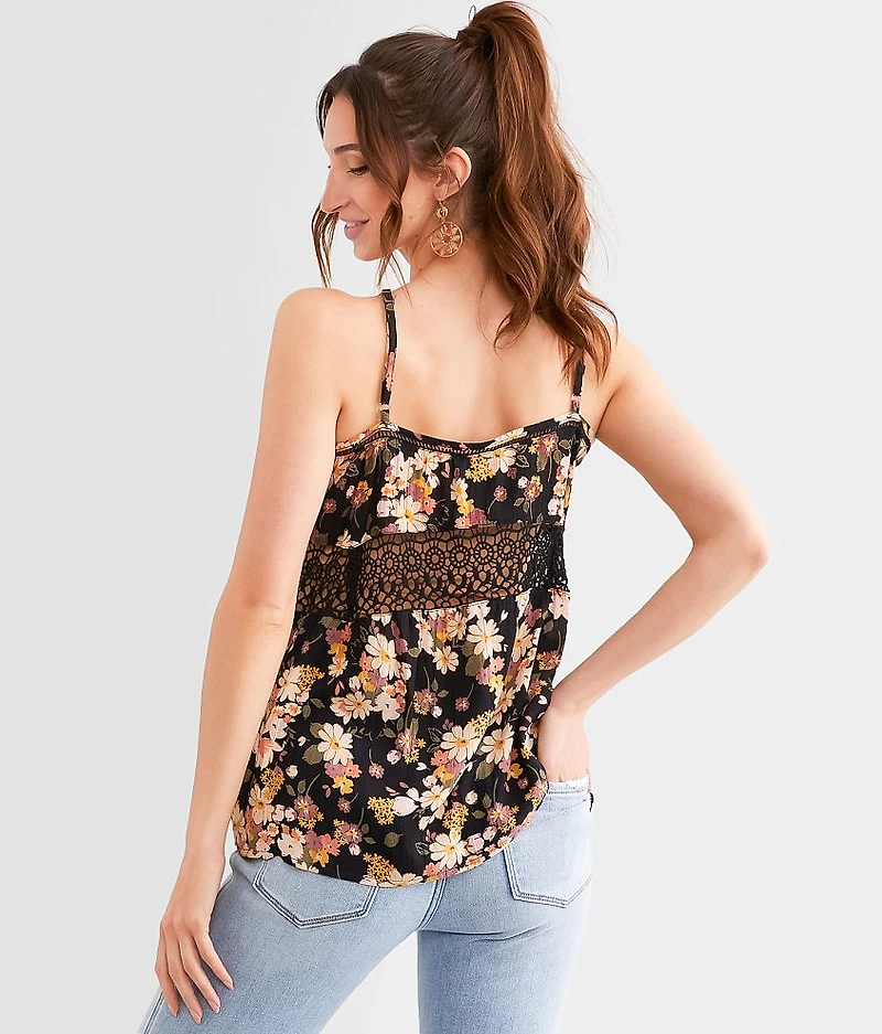 Floral Crochet Tank Top