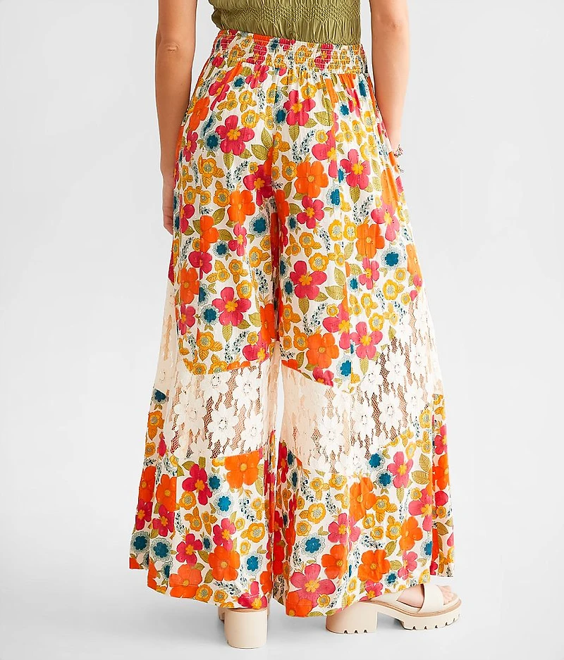 Floral Print Beach Pant