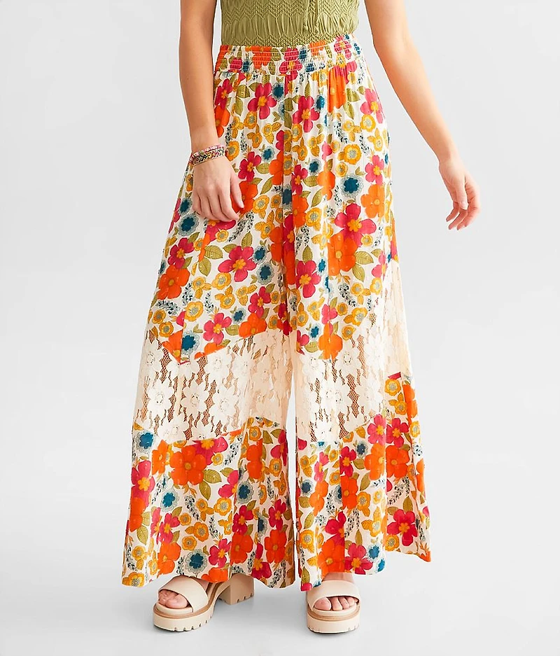 Floral Print Beach Pant