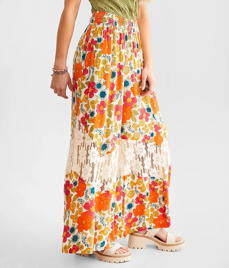 Floral Print Beach Pant