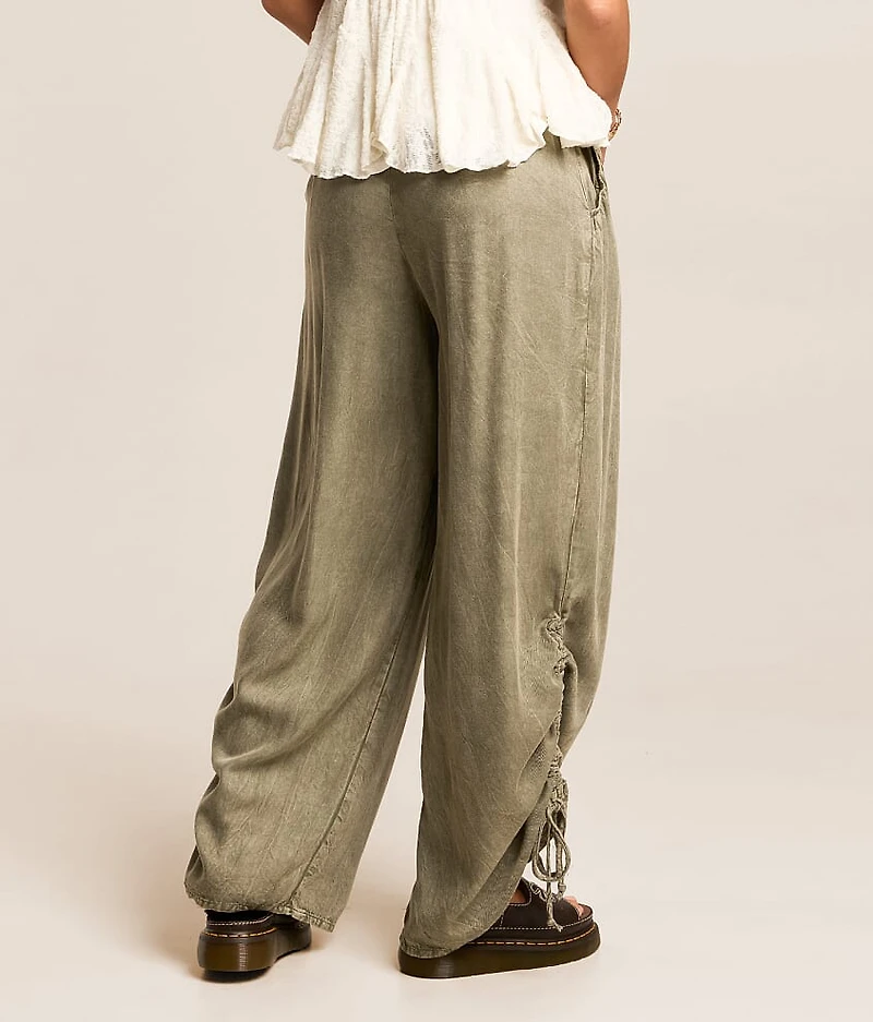 Washed Wide Leg Pant