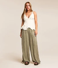 Washed Wide Leg Pant