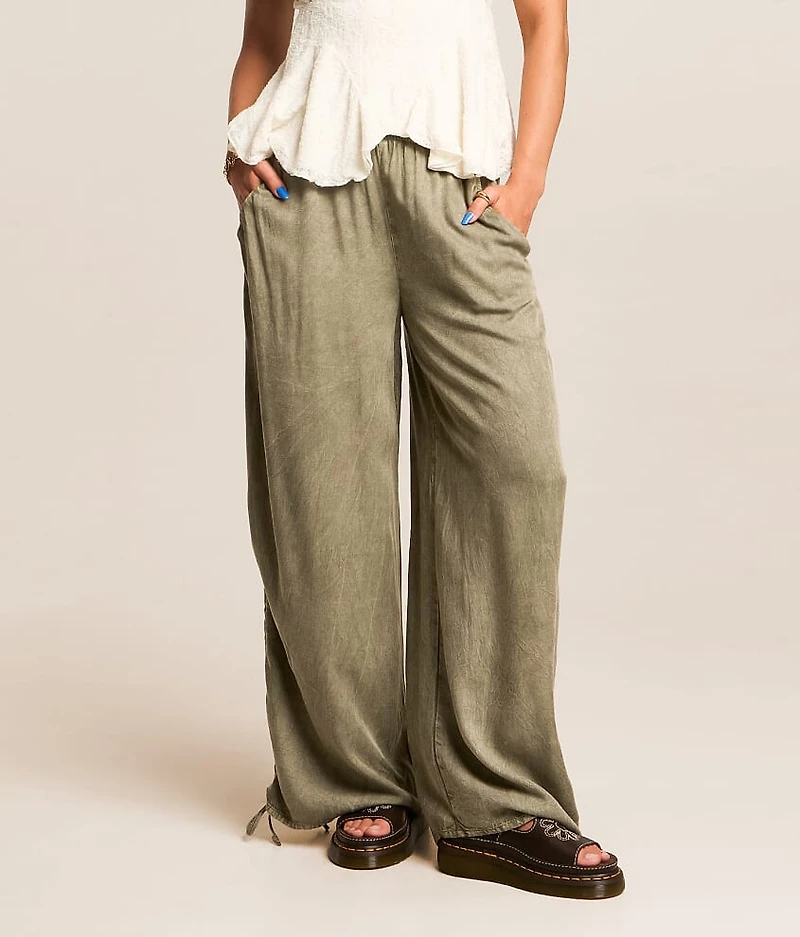 Washed Wide Leg Pant