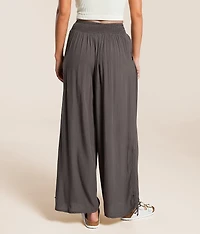 Crinkle Wide Leg Pant