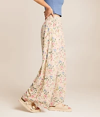 Floral Wide Leg Beach Pant