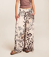 Animal Print Wide Leg Pant