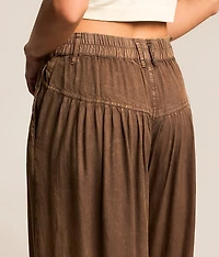 Washed Wide Leg Pant