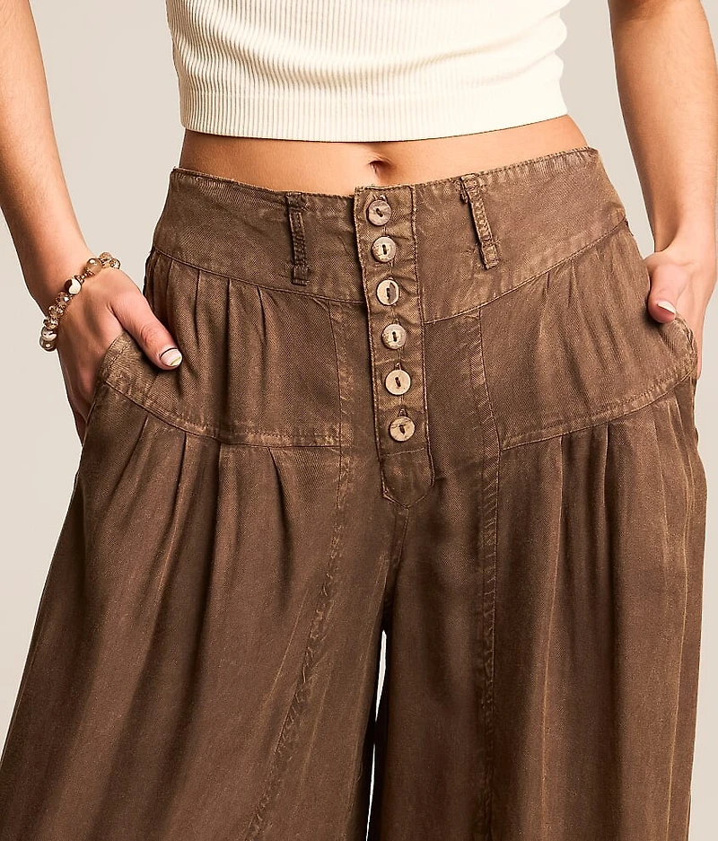 Washed Wide Leg Pant