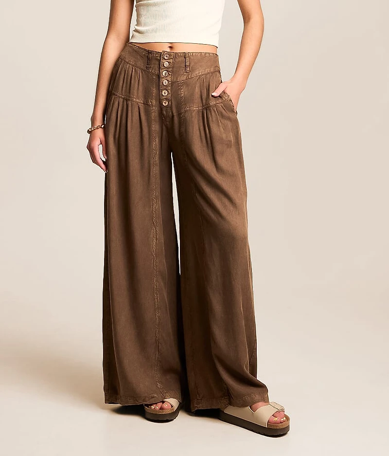 Washed Wide Leg Pant
