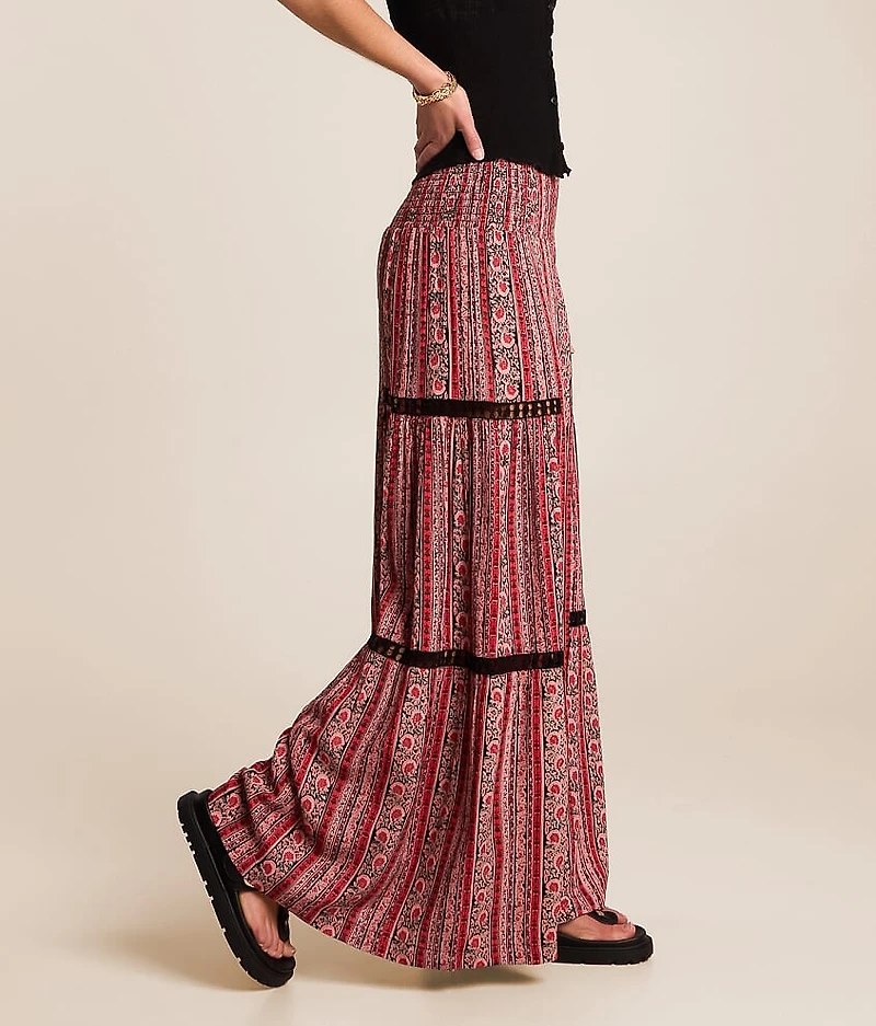 Floral Striped Beach Pant