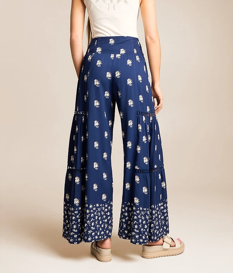 Floral Wide Leg Beach Pant