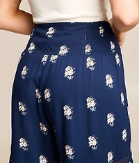 Floral Wide Leg Beach Pant