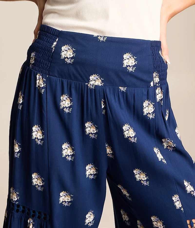 Floral Wide Leg Beach Pant