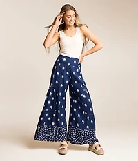 Floral Wide Leg Beach Pant