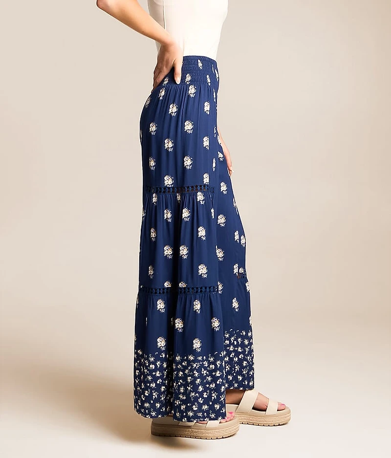 Floral Wide Leg Beach Pant
