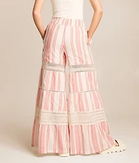 Striped Wide Leg Beach Pant