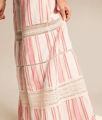 Striped Wide Leg Beach Pant