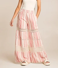 Striped Wide Leg Beach Pant