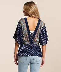 Floral Peplum Top