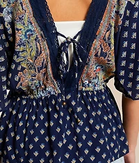 Floral Peplum Top