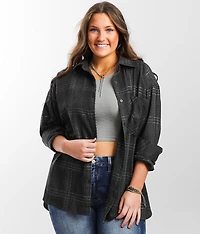 Metallic Plaid Shirt