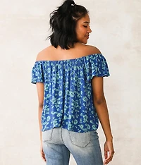 Floral Off The Shoulder Top