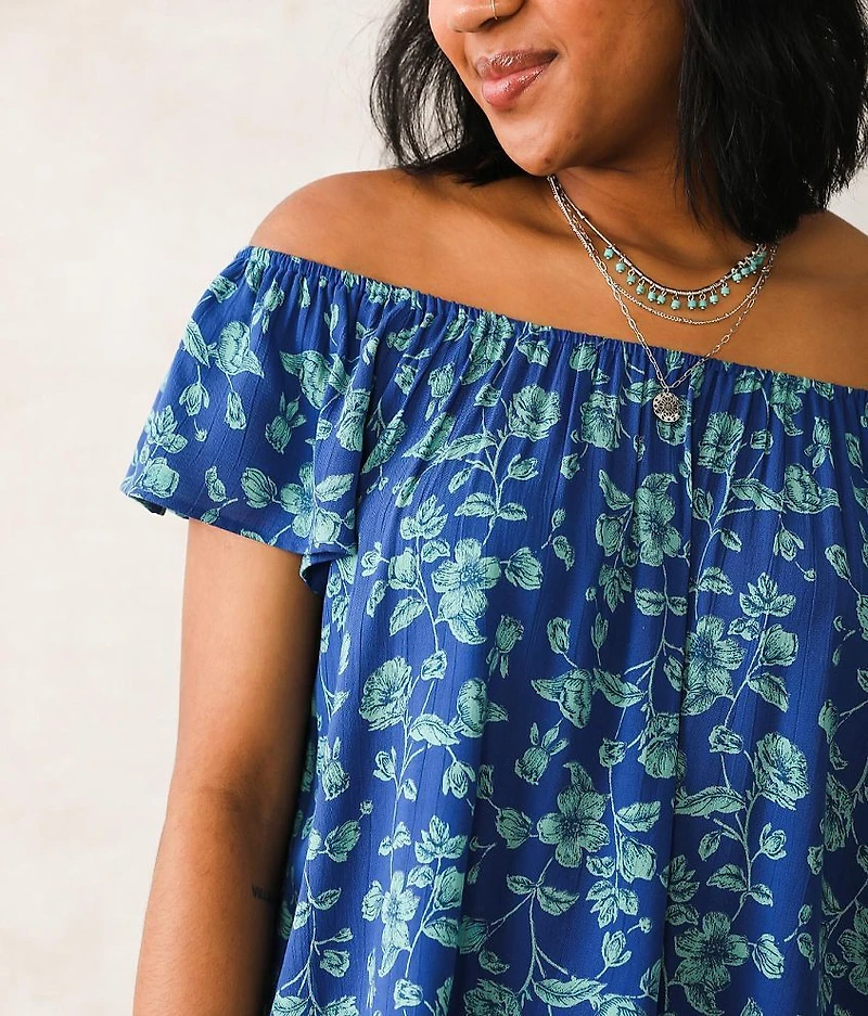 Floral Off The Shoulder Top
