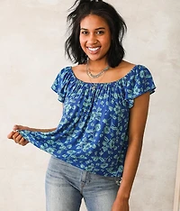 Floral Off The Shoulder Top