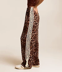 Cheetah Wide Leg Track Pant