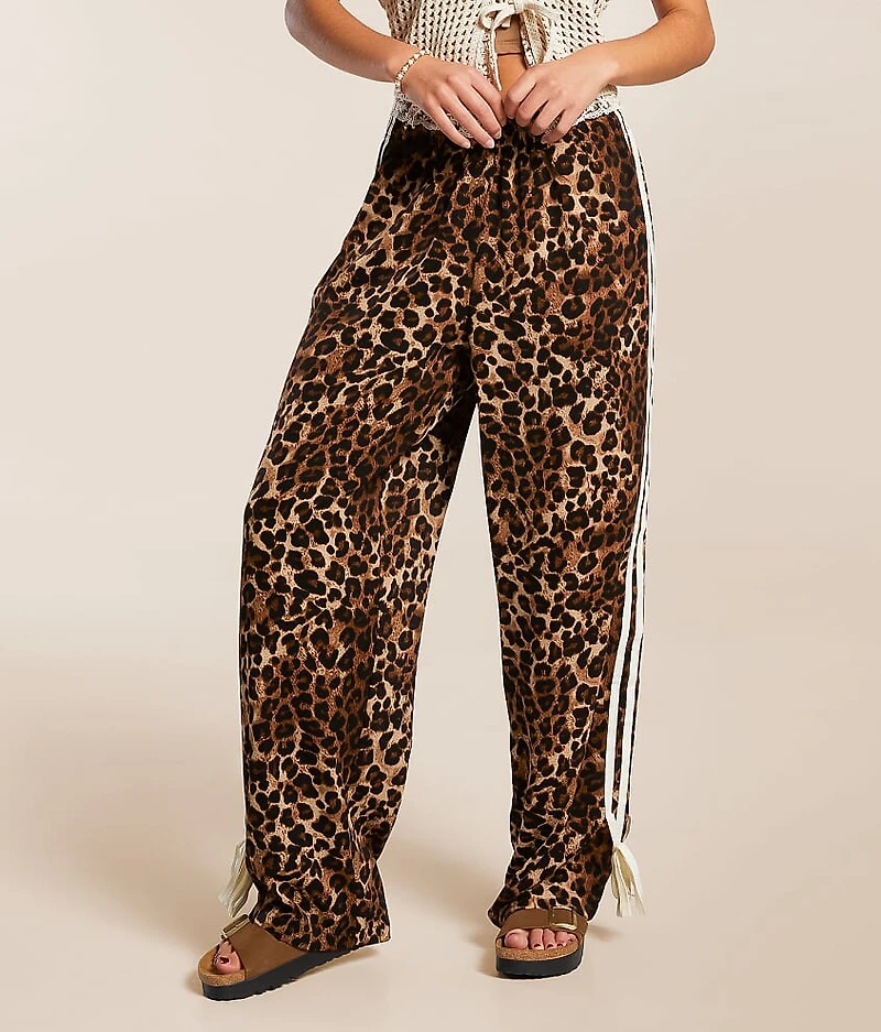 Cheetah Wide Leg Pant