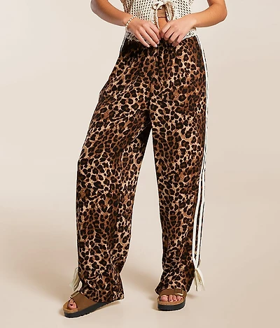 Cheetah Wide Leg Pant