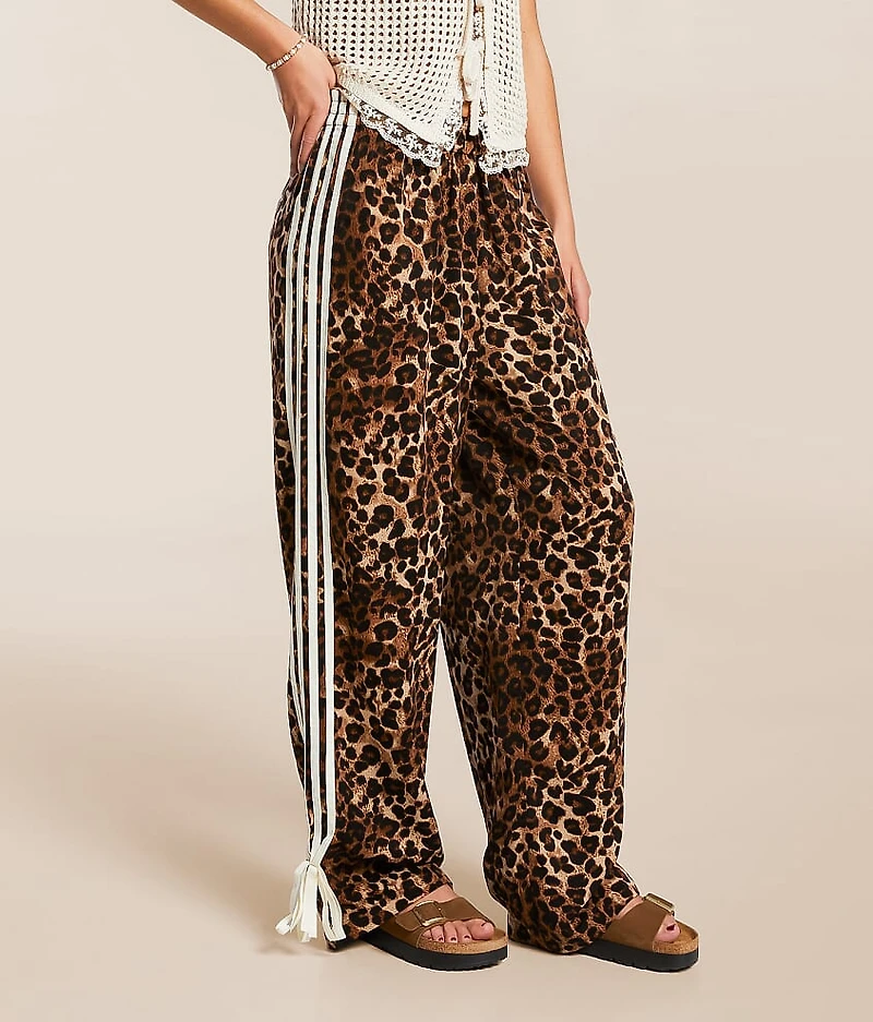 Cheetah Wide Leg Pant