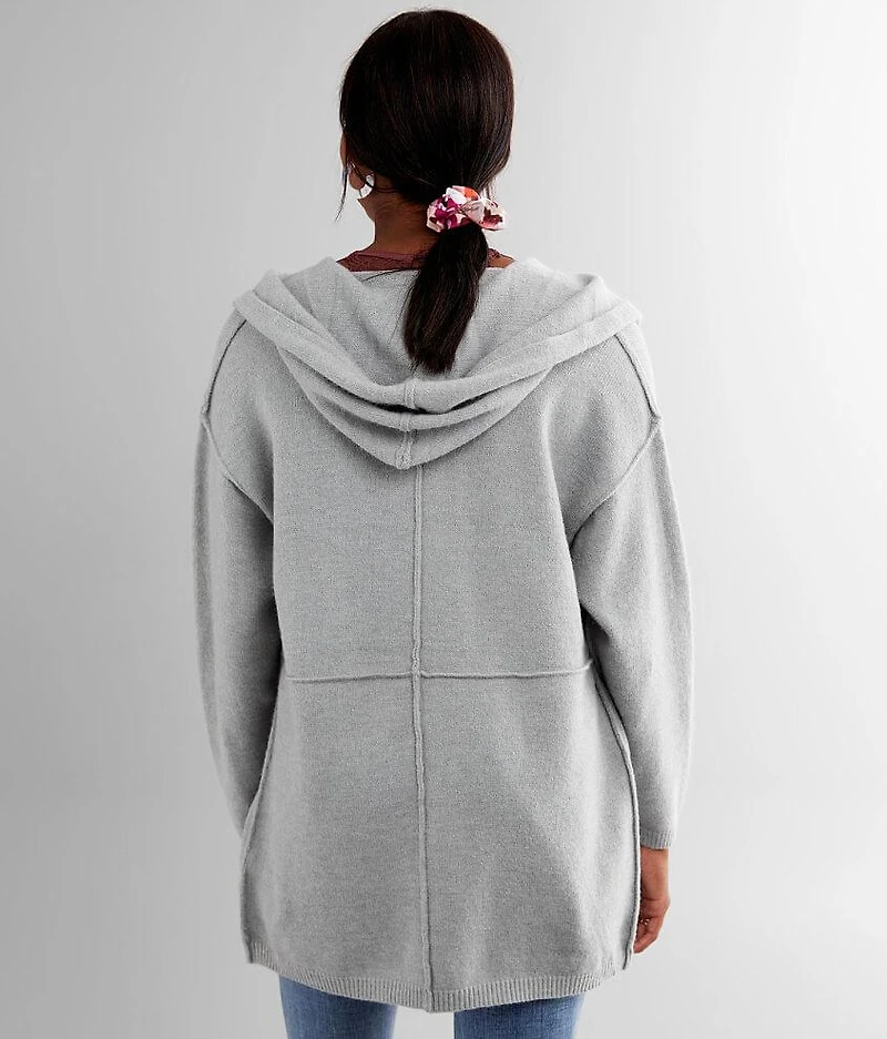 Hooded Cardigan Sweater