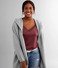 Hooded Cardigan Sweater