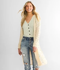 Destructed Cardigan Sweater